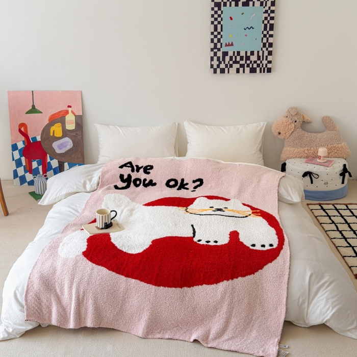 91家纺网 家纺一手货源 找家纺 法芙娜家纺 2025新款亲肤舒适半边绒毛毯 OK猫