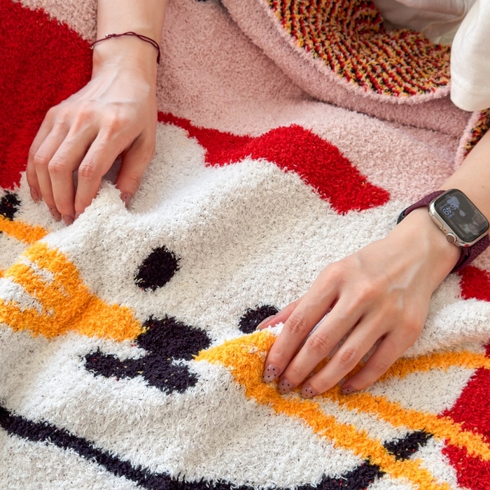 91家纺网 家纺一手货源 找家纺 法芙娜家纺 2025新款亲肤舒适半边绒毛毯 OK猫