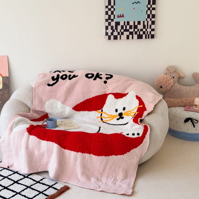 91家纺网 家纺一手货源 找家纺 法芙娜家纺 2025新款亲肤舒适半边绒毛毯 OK猫