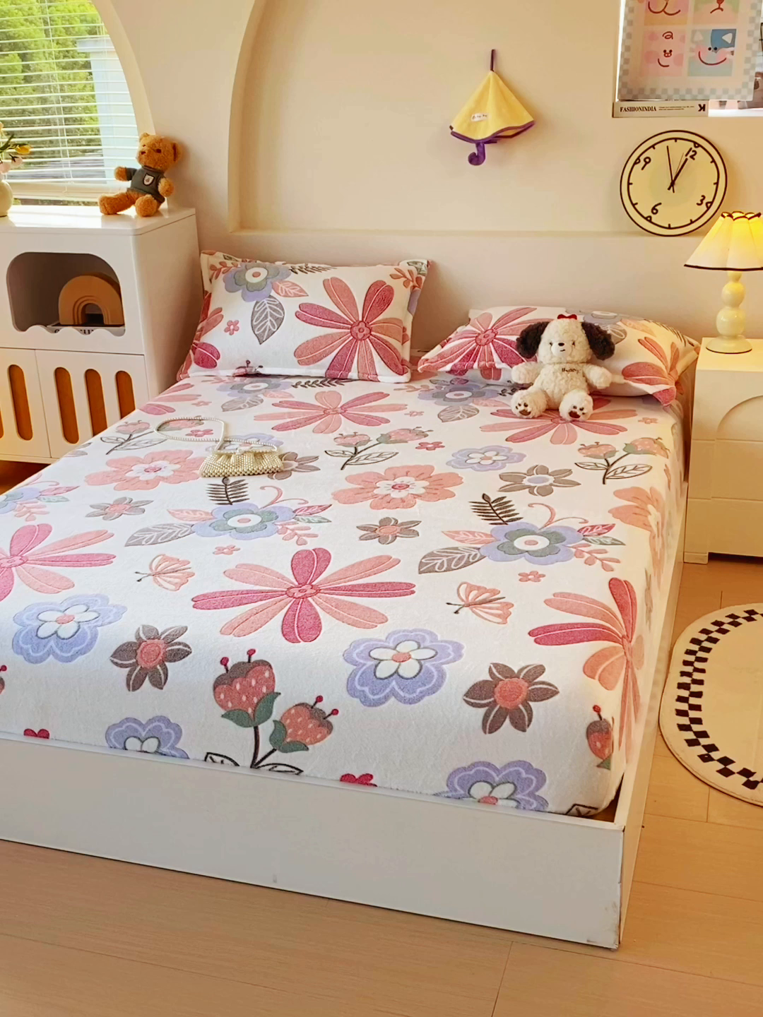 91家纺网 家纺一手货源 找家纺 （总）梦尚舒 2025新款180克雪花绒床笠单品床笠床笠单件