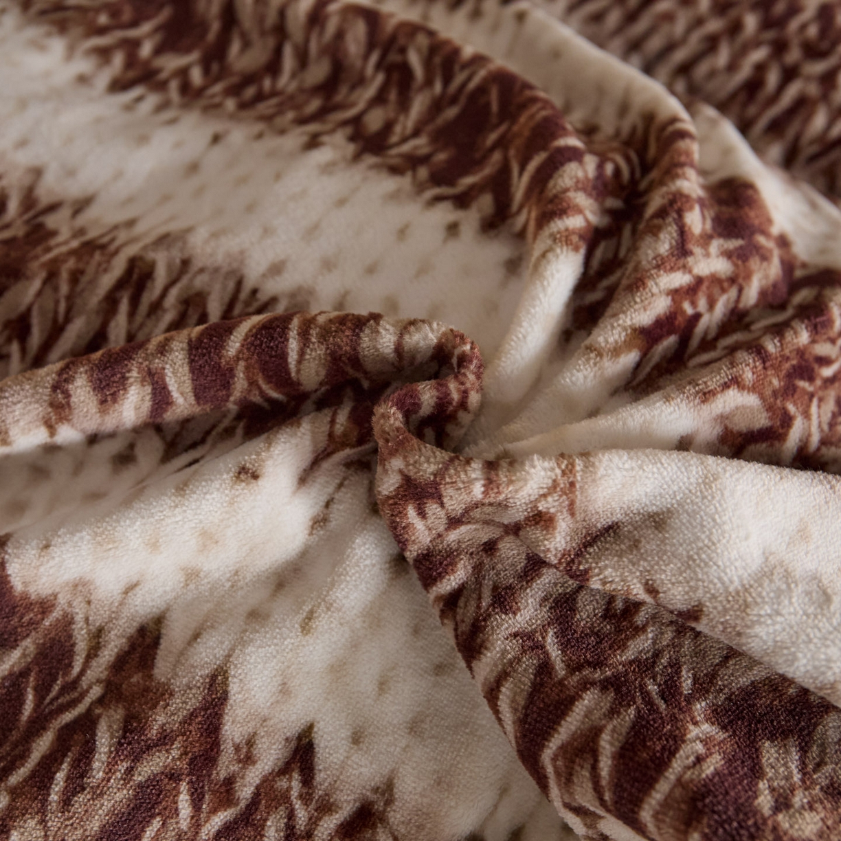 91家纺网 家纺一手货源 找家纺 吾诺家居 吾诺 2025新款纽扣款牛奶绒四件套美丽绒四件套数码四件套 毛衣棕