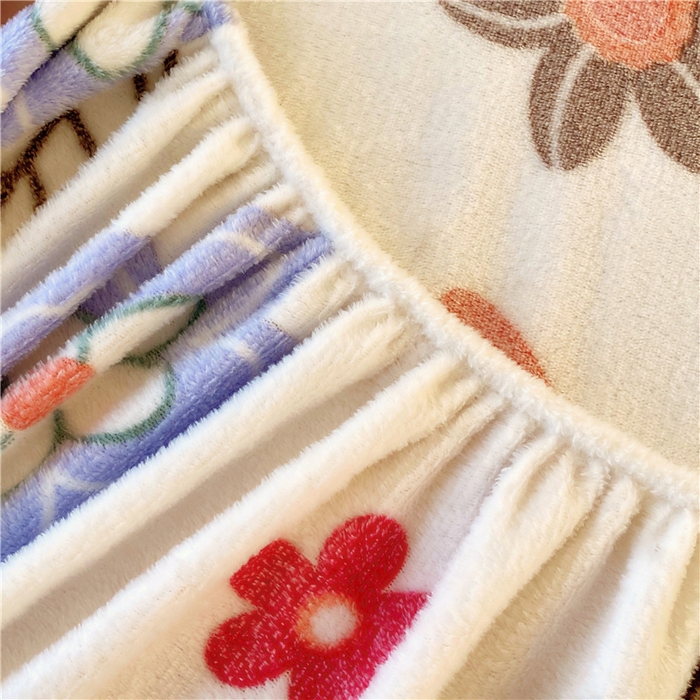 91家纺网 家纺一手货源 找家纺 梦尚舒 2025新款180克雪花绒床笠单品床笠床笠单件 爱丽丝