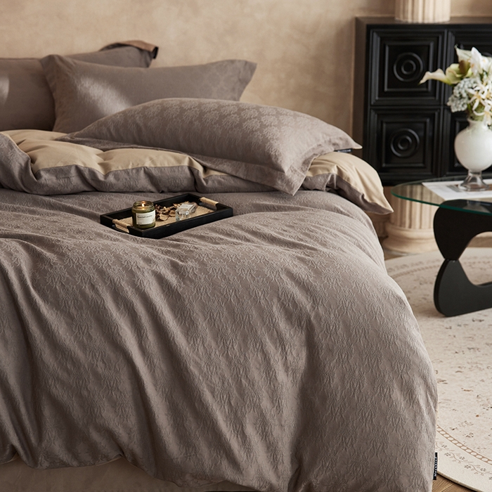 91家纺网 家纺一手货源 找家纺 （总）风向标家纺 2025新款提花100S磨毛四件套-复古莫里斯系列