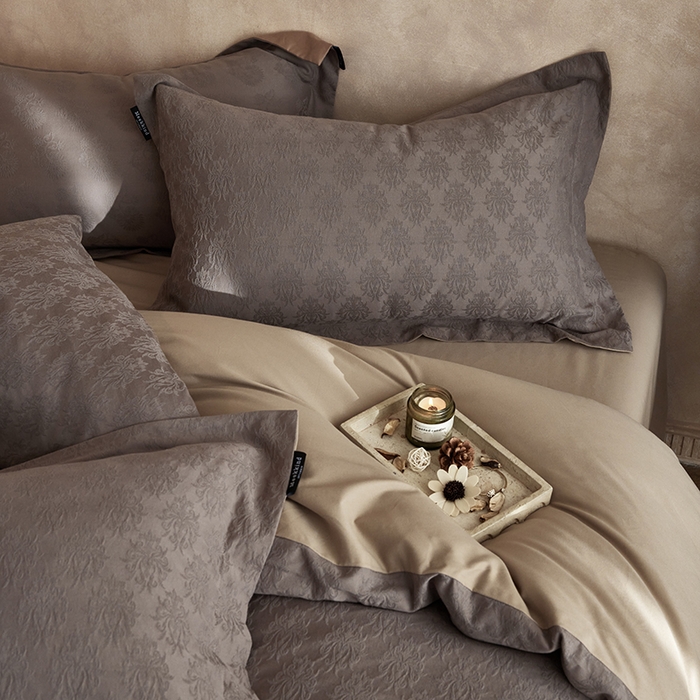 91家纺网 家纺一手货源 找家纺 （总）风向标家纺 2025新款提花100S磨毛四件套-复古莫里斯系列