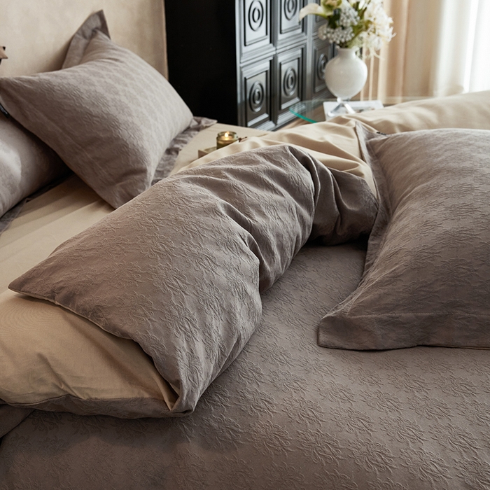 91家纺网 家纺一手货源 找家纺 （总）风向标家纺 2025新款提花100S磨毛四件套-复古莫里斯系列