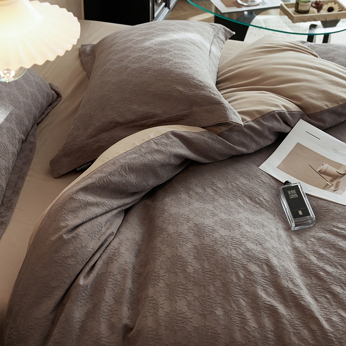 91家纺网 家纺一手货源 找家纺 （总）风向标家纺 2025新款提花100S磨毛四件套-复古莫里斯系列