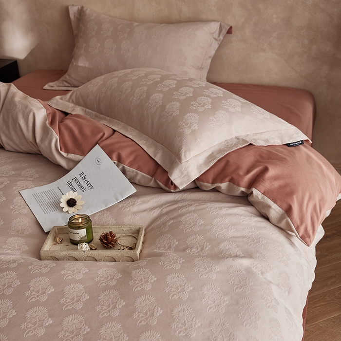 91家纺网 家纺一手货源 找家纺 （总）风向标家纺 2025新款提花100S磨毛四件套-复古莫里斯系列