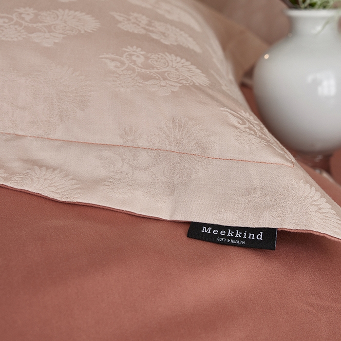 91家纺网 家纺一手货源 找家纺 风向标家纺 2025新款提花100S磨毛四件套-复古莫里斯系列 莫里斯蒲公英-粉