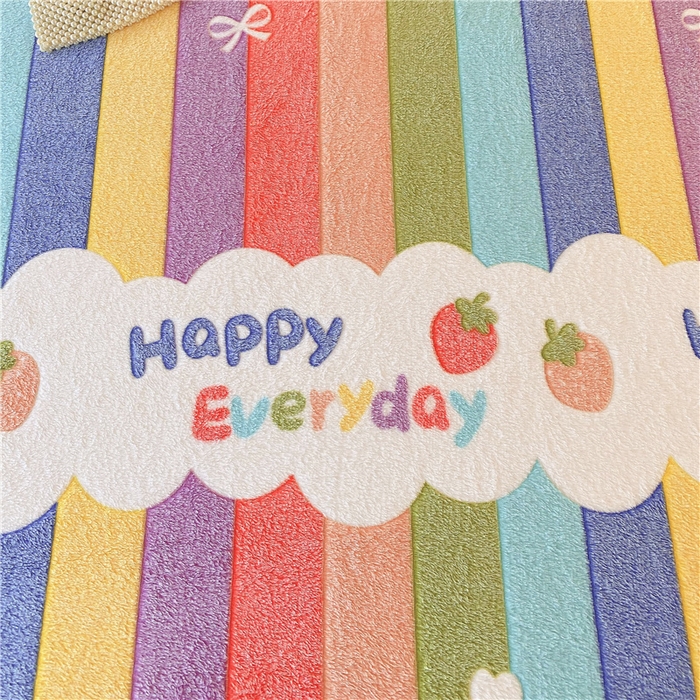 91家纺网 家纺一手货源 找家纺 梦尚舒 2025新款180克雪花绒床笠单品床笠床笠单件 甜心彩虹