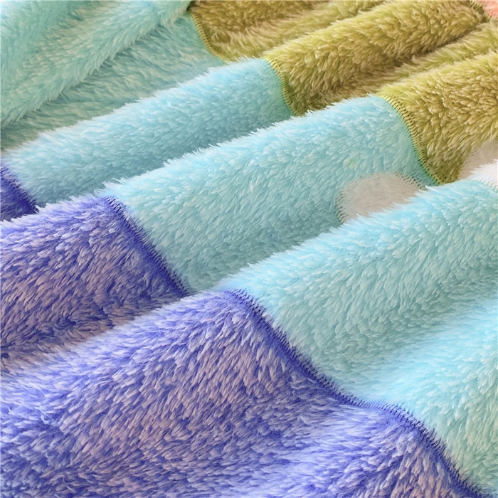 91家纺网 家纺一手货源 找家纺 梦尚舒 2025新款180克雪花绒床笠单品床笠床笠单件 甜心彩虹