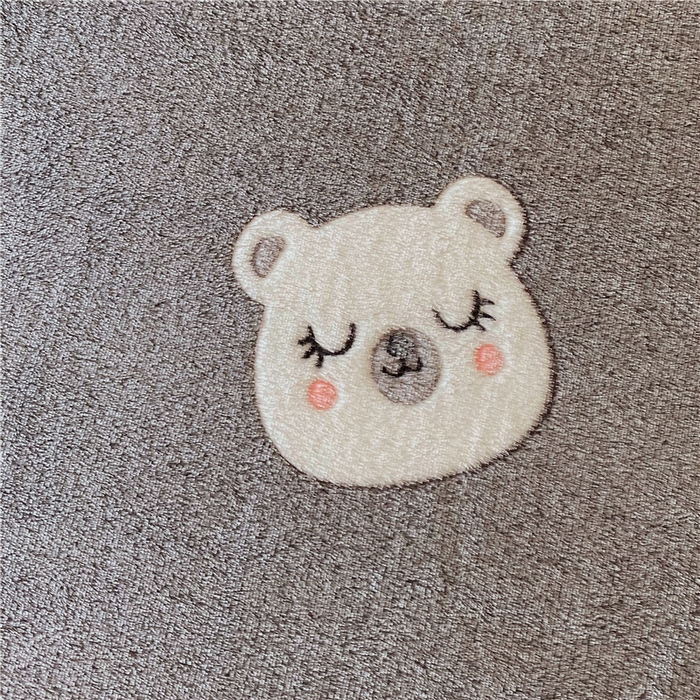 91家纺网 家纺一手货源 找家纺 梦尚舒 2025新款180克雪花绒床笠单品床笠床笠单件 晚安熊