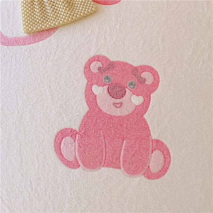 91家纺网 家纺一手货源 找家纺 梦尚舒 2025新款180克雪花绒床笠单品床笠床笠单件 幸运熊