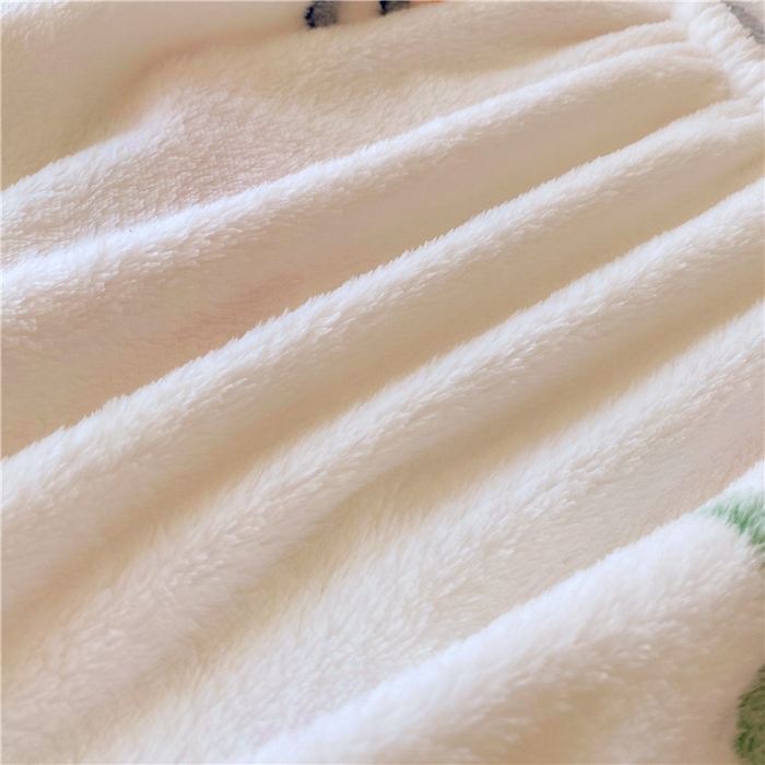 91家纺网 家纺一手货源 找家纺 梦尚舒 2025新款180克雪花绒床笠单品床笠床笠单件 幸运熊