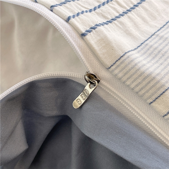 91家纺网 家纺一手货源 找家纺 琪格格纺织 2025新款全棉纯棉色织提花小清新四件套 梦蝶-兰