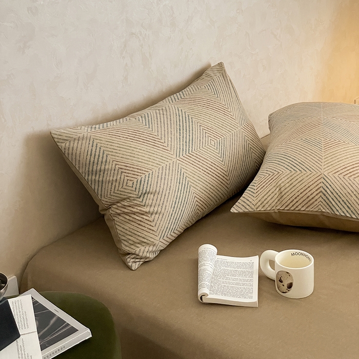 91家纺网 家纺一手货源 找家纺 琪格格纺织 2025新款磨毛印花四件套 梵柔