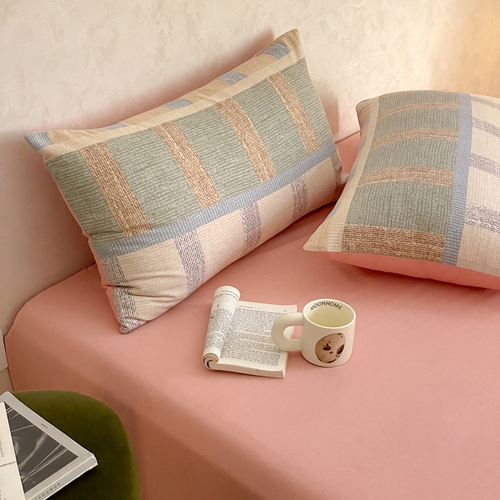 91家纺网 家纺一手货源 找家纺 琪格格纺织 2025新款磨毛印花四件套 华夫生活