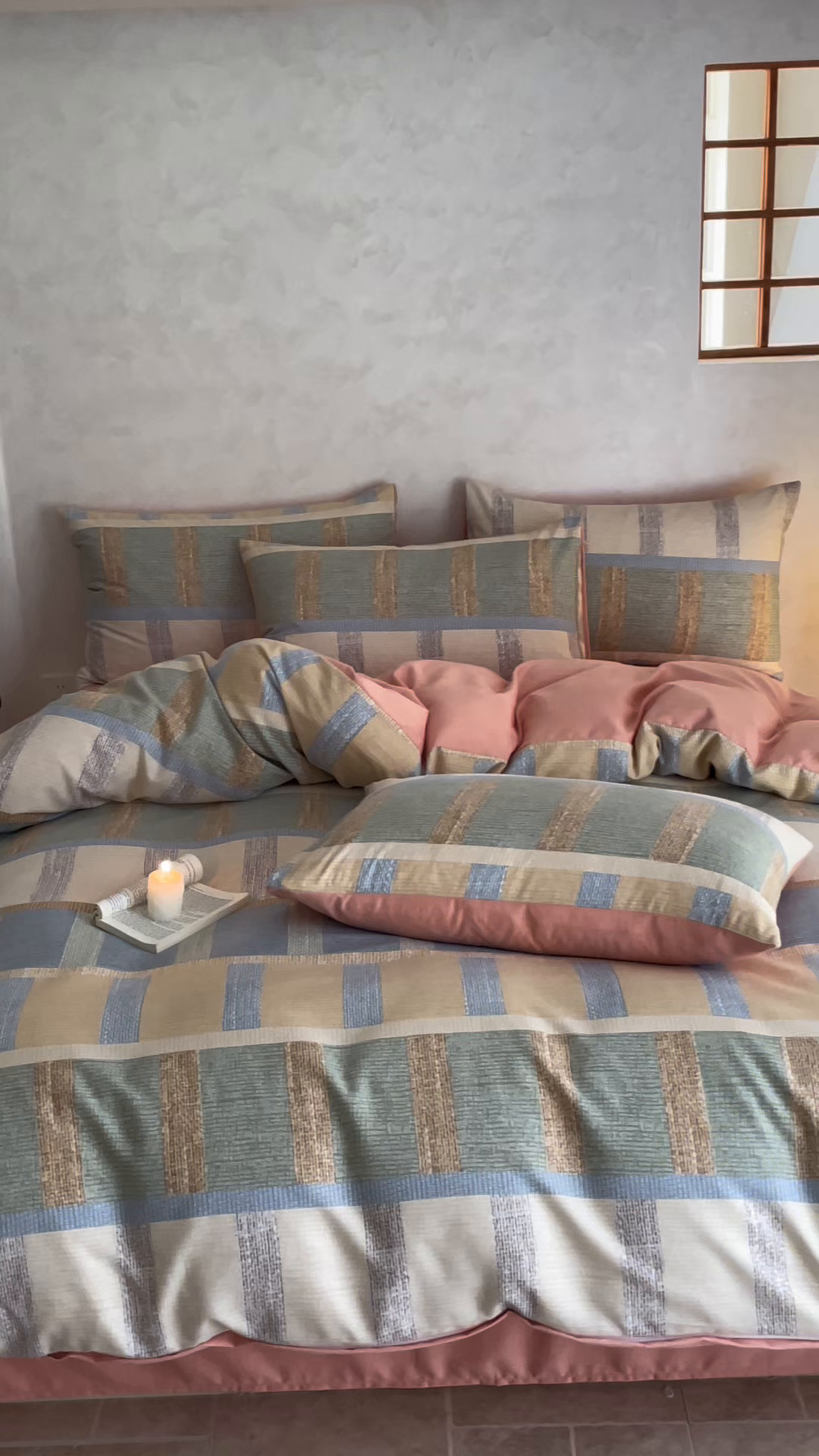 91家纺网 家纺一手货源 找家纺 琪格格纺织 2025新款磨毛印花四件套 华夫生活