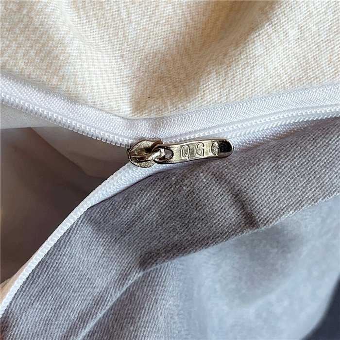 91家纺网 家纺一手货源 找家纺 琪格格纺织 2025新款磨毛印花四件套 简森-灰蓝