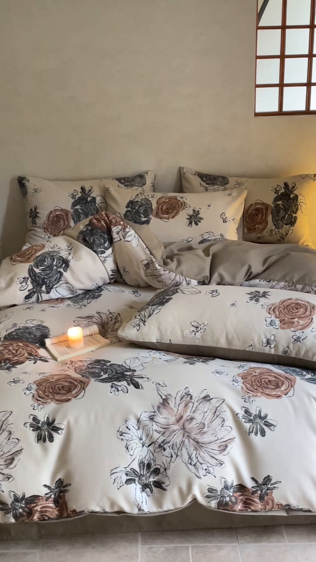 91家纺网 家纺一手货源 找家纺 琪格格纺织 2025新款磨毛印花四件套 卢浮花园