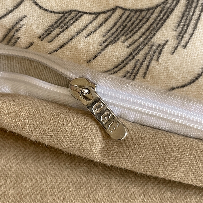 91家纺网 家纺一手货源 找家纺 琪格格纺织 2025新款磨毛印花四件套 素韵