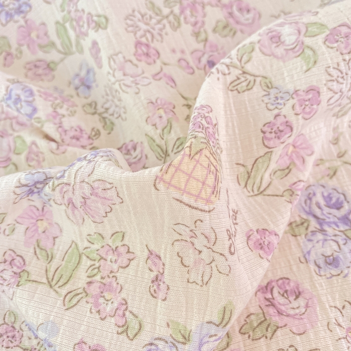 91家纺网 家纺一手货源 找家纺 朵朵家纺 2025新款双层纱单床单床单三件套（可定制尺寸） 锦上添花