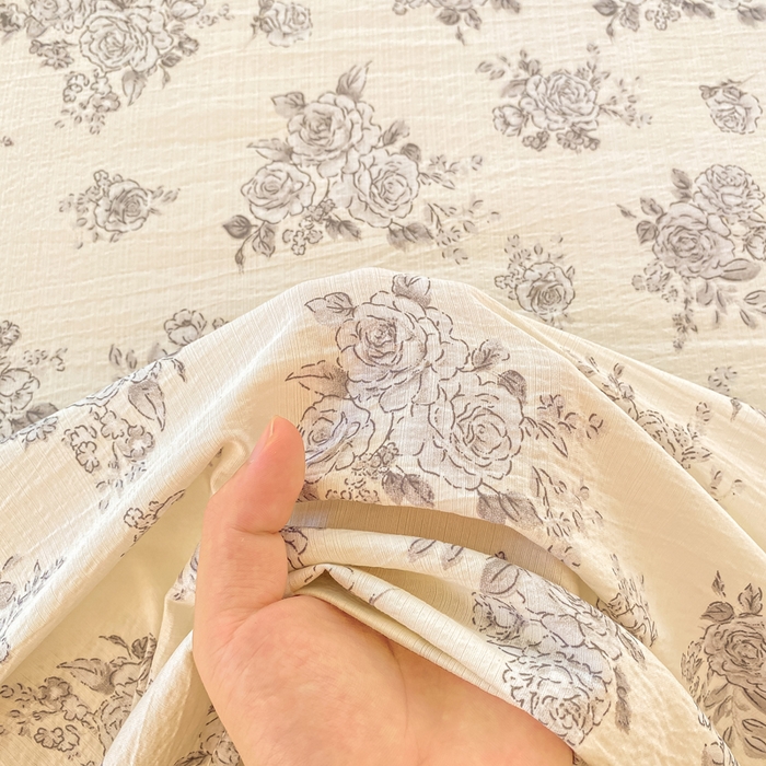 91家纺网 家纺一手货源 找家纺 朵朵家纺 2025新款双层纱单床单床单三件套（可定制尺寸） 浮生如梦