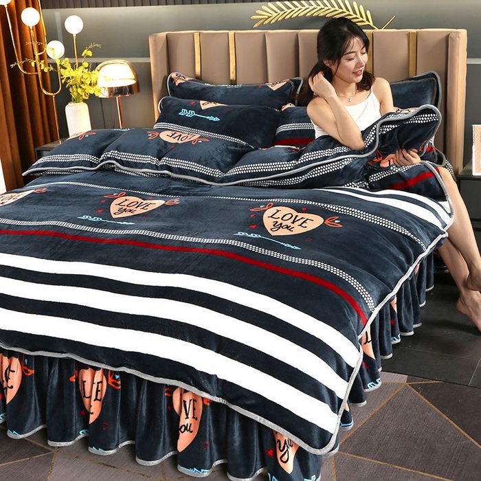 91家纺网 家纺一手货源 找家纺 （总）眠多宝 2025新款8-9斤高克重牛奶绒四件套法莱绒水晶绒金貂绒抖音快手直播热款