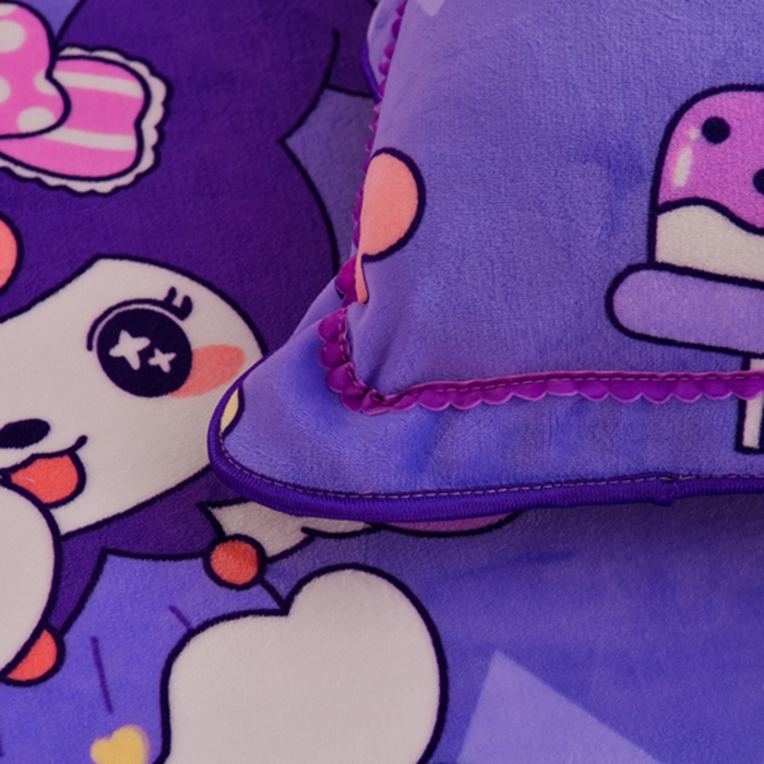 91家纺网 家纺一手货源 找家纺 眠多宝 2025新款8-9斤高克重牛奶绒四件套法莱绒水晶绒金貂绒抖音快手直播热款 草莓洛米