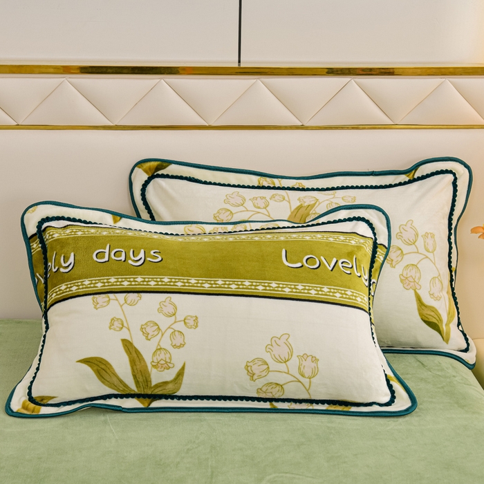 91家纺网 家纺一手货源 找家纺 眠多宝 2025新款8-9斤高克重牛奶绒四件套法莱绒水晶绒金貂绒抖音快手直播热款 春暖花开