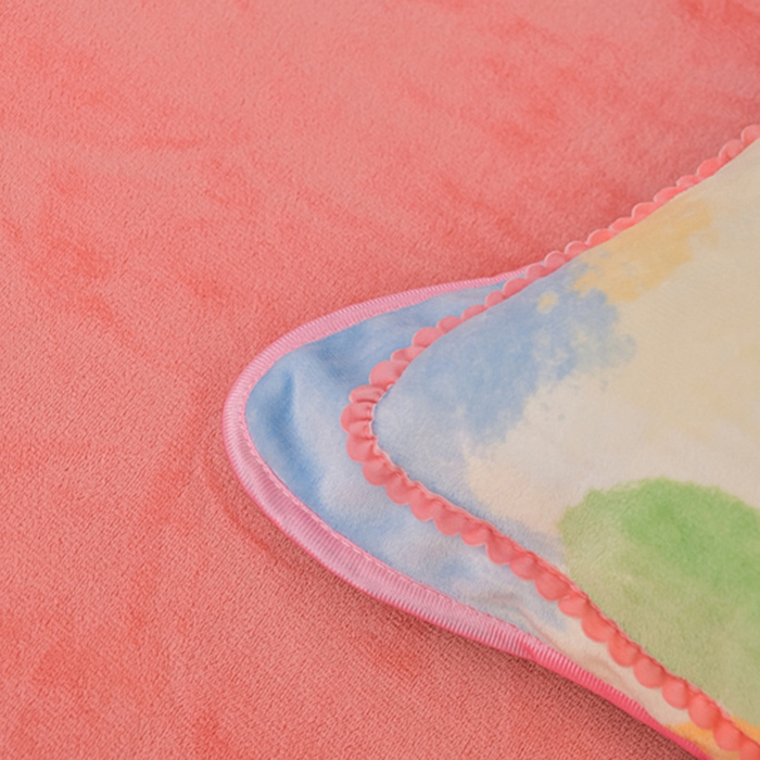 91家纺网 家纺一手货源 找家纺 眠多宝 2025新款8-9斤高克重牛奶绒四件套法莱绒水晶绒金貂绒抖音快手直播热款 花园小兔