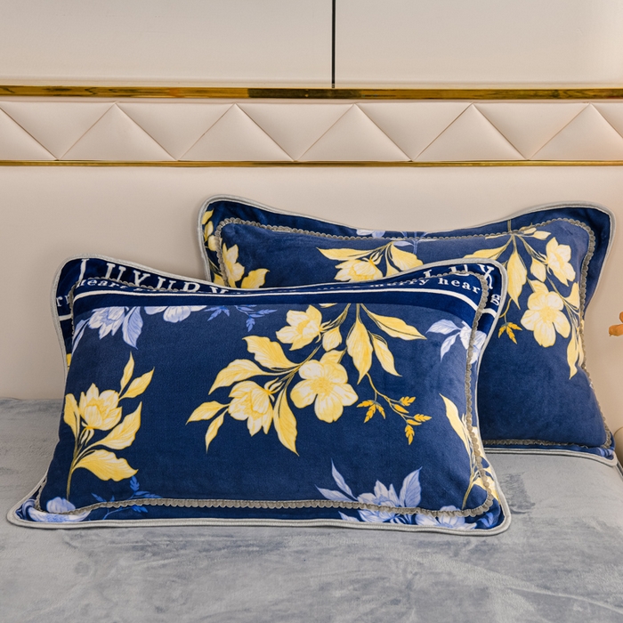 91家纺网 家纺一手货源 找家纺 眠多宝 2025新款8-9斤高克重牛奶绒四件套法莱绒水晶绒金貂绒抖音快手直播热款 金桂飘香