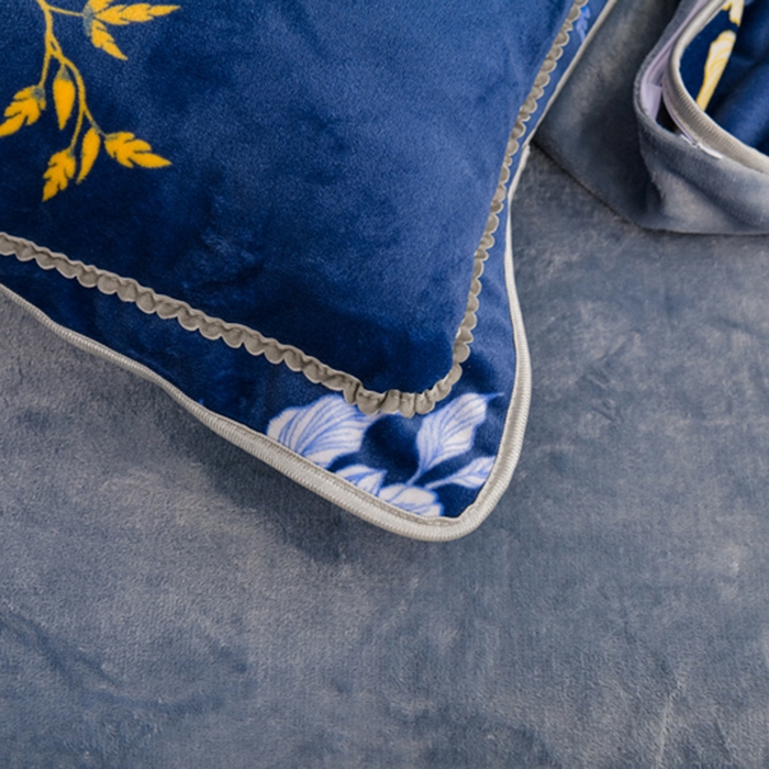 91家纺网 家纺一手货源 找家纺 眠多宝 2025新款8-9斤高克重牛奶绒四件套法莱绒水晶绒金貂绒抖音快手直播热款 金桂飘香