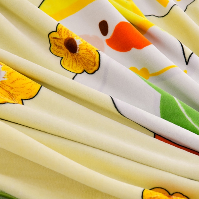 91家纺网 家纺一手货源 找家纺 眠多宝 2025新款8-9斤高克重牛奶绒四件套法莱绒水晶绒金貂绒抖音快手直播热款 你好小黄鸭