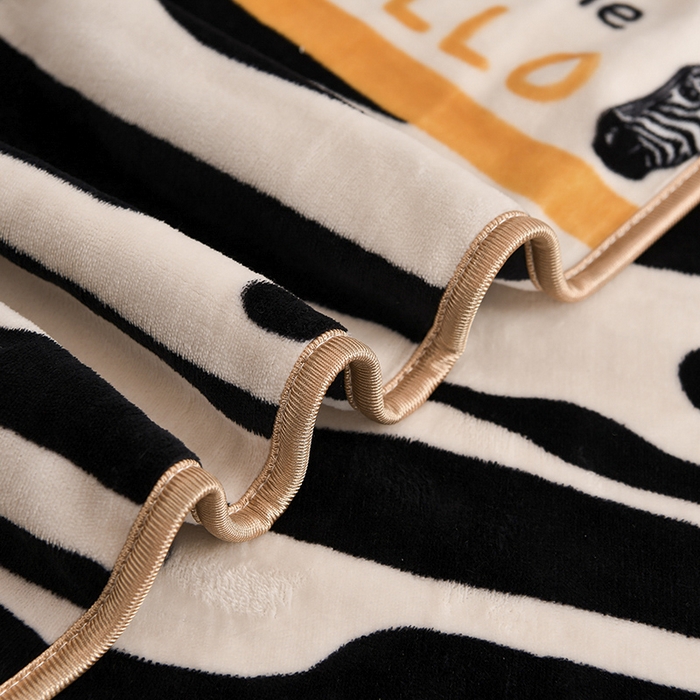 91家纺网 家纺一手货源 找家纺 眠多宝 2025新款8-9斤高克重牛奶绒四件套法莱绒水晶绒金貂绒抖音快手直播热款 时尚斑马