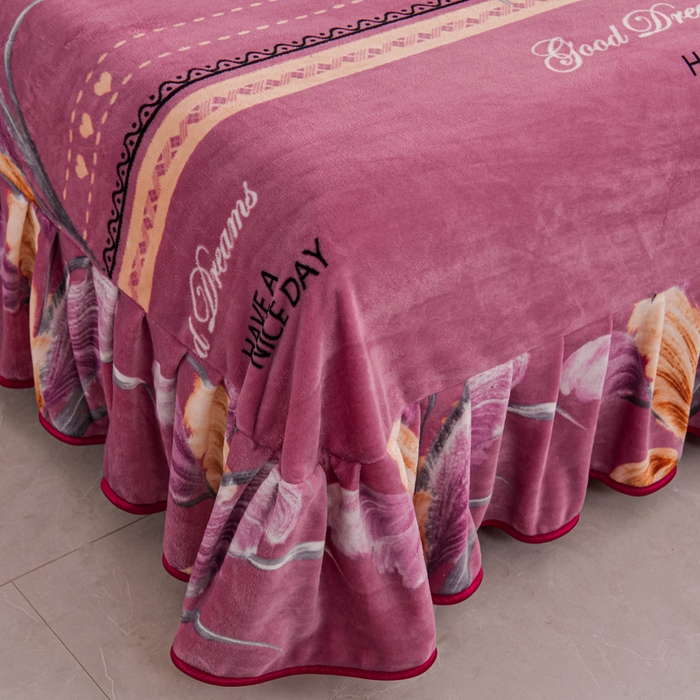 91家纺网 家纺一手货源 找家纺 眠多宝 2025新款8-9斤高克重牛奶绒四件套法莱绒水晶绒金貂绒抖音快手直播热款 缘定今生