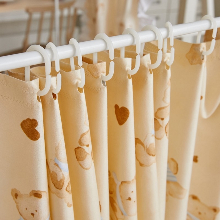 91家纺网 家纺一手货源 找家纺 （总）锦逸家居 2025新款卡通抱抱熊强遮光床帘款学生蚊帐