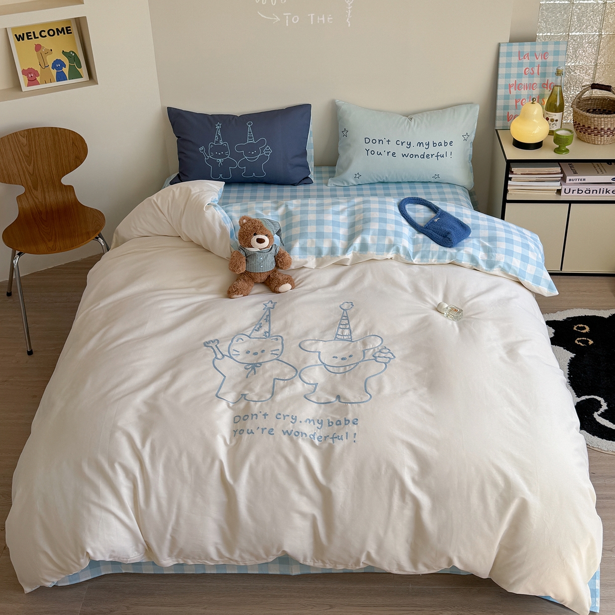 91家纺网 家纺一手货源 找家纺 （总）美乐迪家纺 2025新款全棉毛巾绣绣花四件套