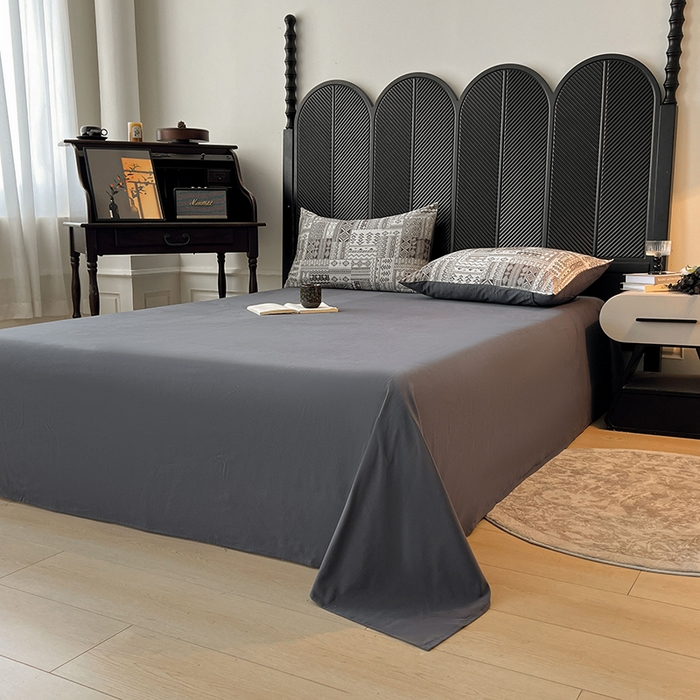 91家纺网 家纺一手货源 找家纺 （总）莱茵家居 2025新款A类简约60S色织提花磨毛四件套