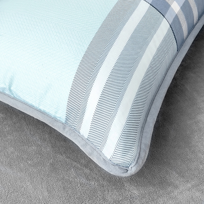 91家纺网 家纺一手货源 找家纺 琪琪阁家纺 2025新款A类全棉纯棉加牛奶绒包边款单被套四件套菲尔顿