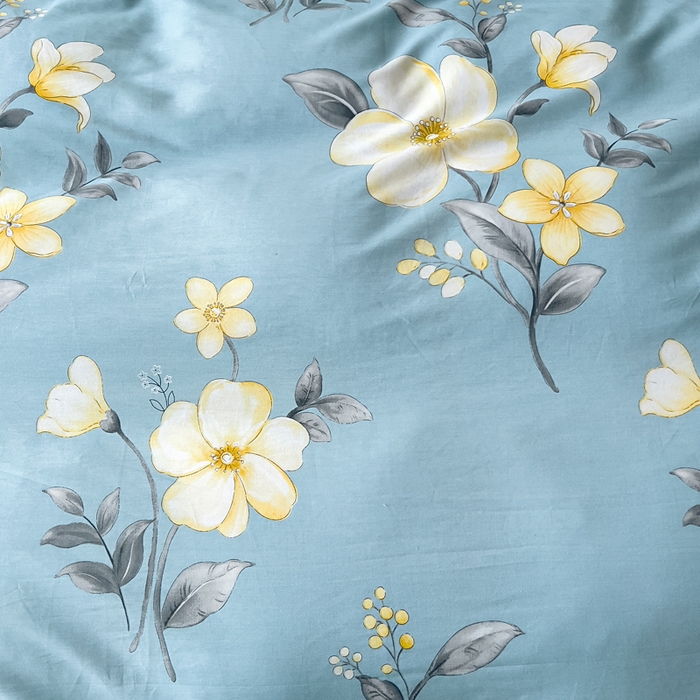 91家纺网 家纺一手货源 找家纺 琪琪阁家纺 2025新款A类全棉纯棉加牛奶绒包边款单被套四件套雅韵花香