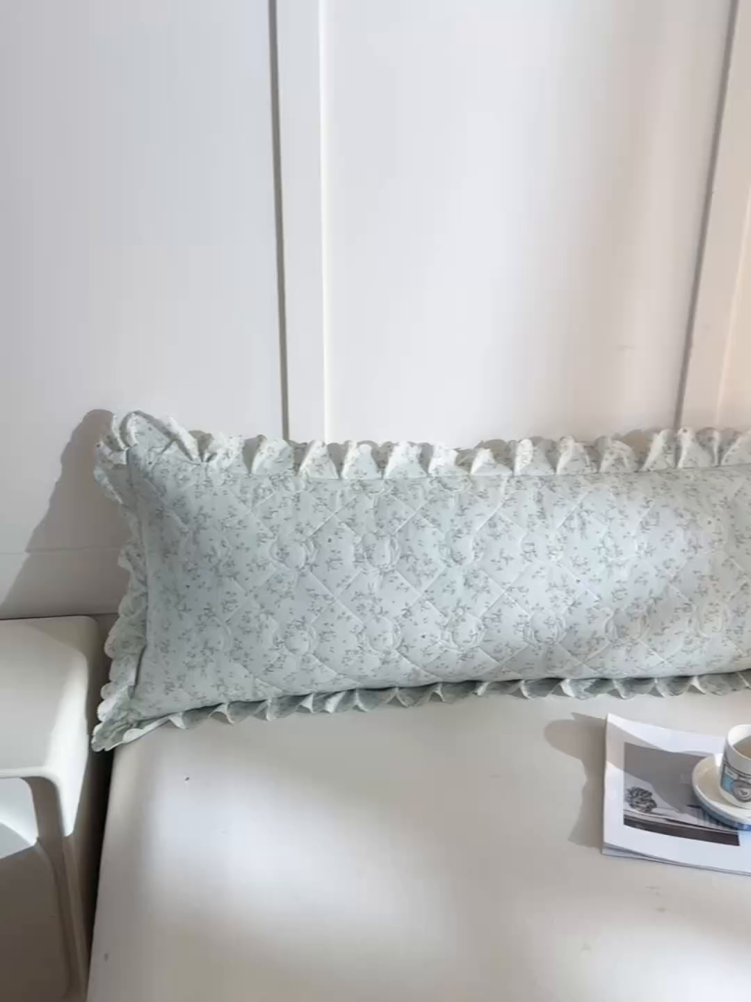 91家纺网 家纺一手货源 找家纺 （总）艾兜坊 2025新款小碎花水洗棉双人枕套