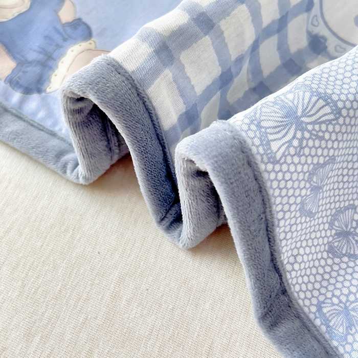 91家纺网 家纺一手货源 找家纺 琪琪阁家纺 2025秋冬新款全棉加牛奶绒单被套棉加绒被套童年颂