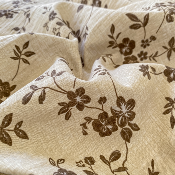 91家纺网 家纺一手货源 找家纺 一比一家纺 2026新款加厚原麻皱皱纱床笠单品床笠单件单床笠 春之语