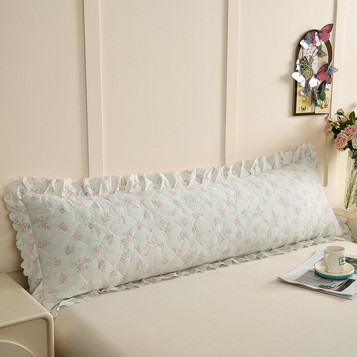 91家纺网 家纺一手货源 找家纺 艾兜坊 2025新款小碎花水洗棉双人枕套 花漫