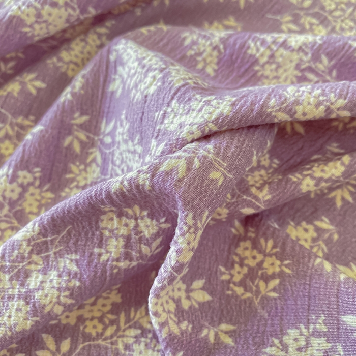 91家纺网 家纺一手货源 找家纺 一比一家纺 2026新款加厚原麻皱皱纱床笠单品床笠单件单床笠 繁花