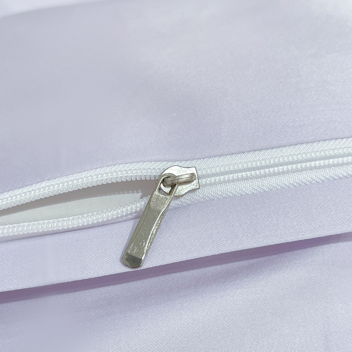 91家纺网 家纺一手货源 找家纺 2025新款高端A类贡缎提花长绒棉四件套纯棉全棉拼接被套纯色被套热款床上用品-南翎 南翎-黛紫