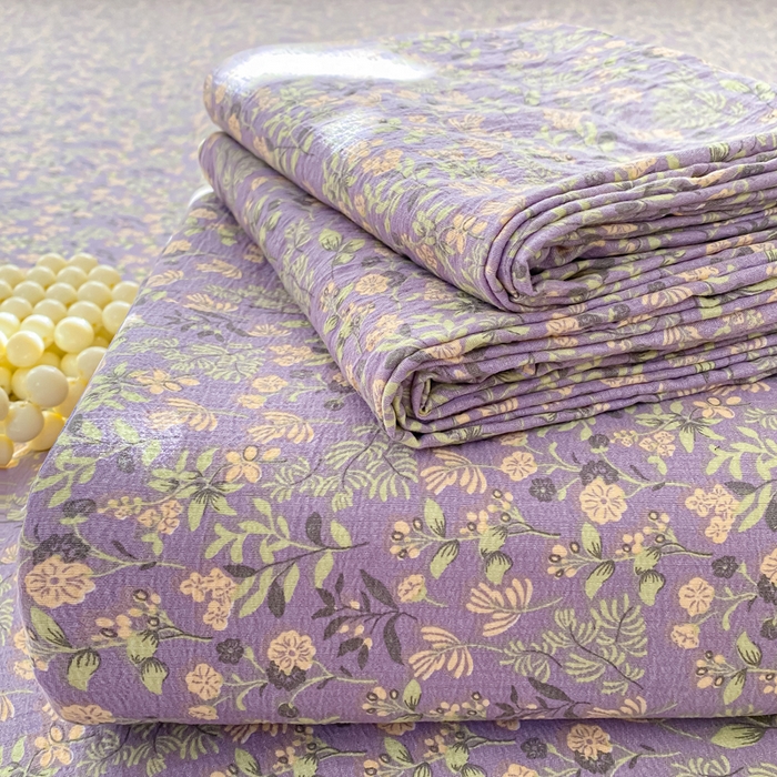 91家纺网 家纺一手货源 找家纺 一比一家纺 2026新款加厚原麻皱皱纱床笠单品床笠单件单床笠 秋莱