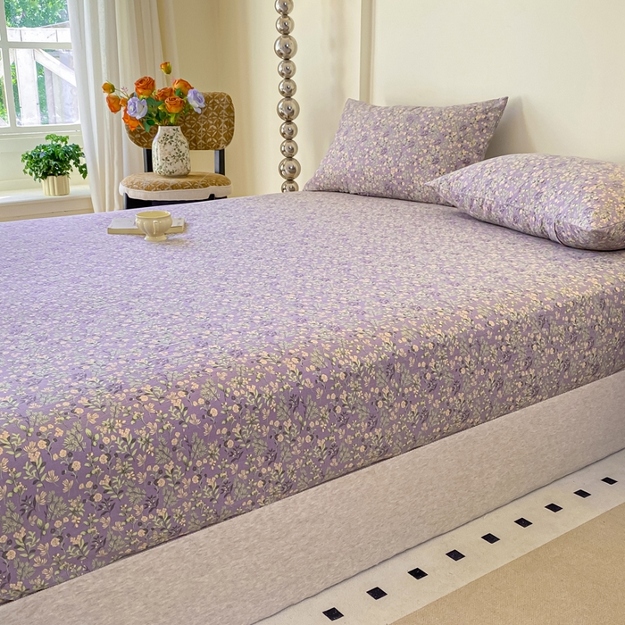 91家纺网 家纺一手货源 找家纺 一比一家纺 2026新款加厚原麻皱皱纱床笠单品床笠单件单床笠 秋莱