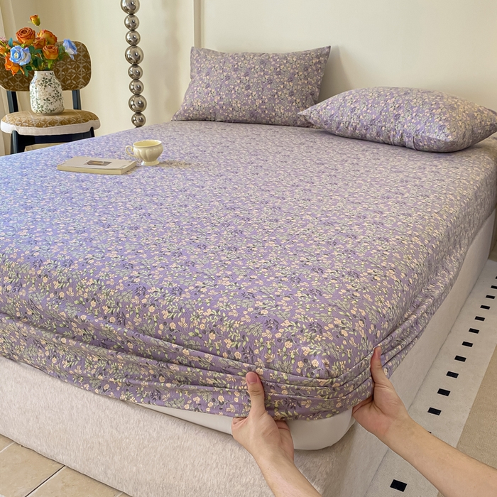 91家纺网 家纺一手货源 找家纺 一比一家纺 2026新款加厚原麻皱皱纱床笠单品床笠单件单床笠 秋莱