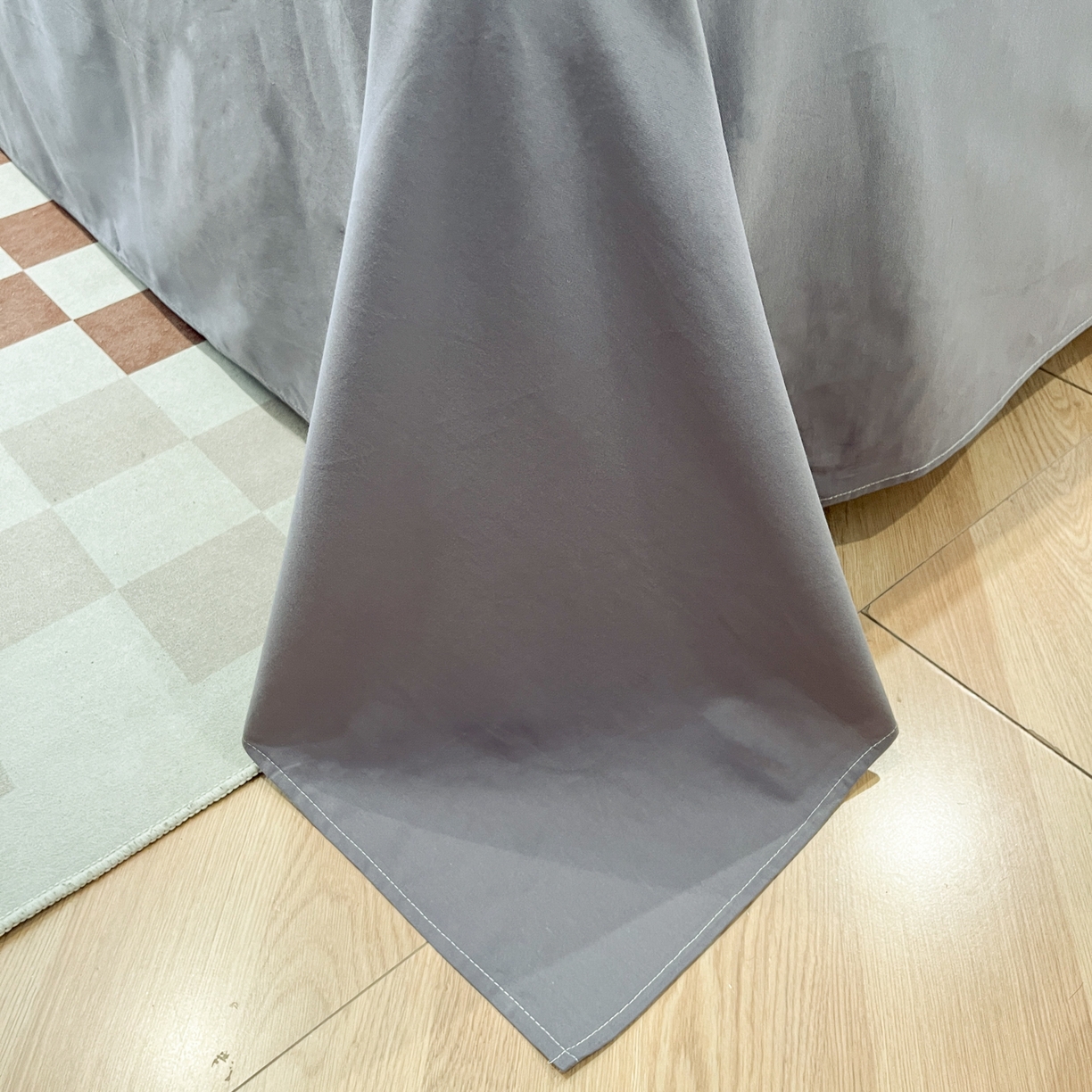 91家纺网 家纺一手货源 找家纺 典曼家纺 2025秋冬新品美拉德卡通磨毛四件套 小萌狮